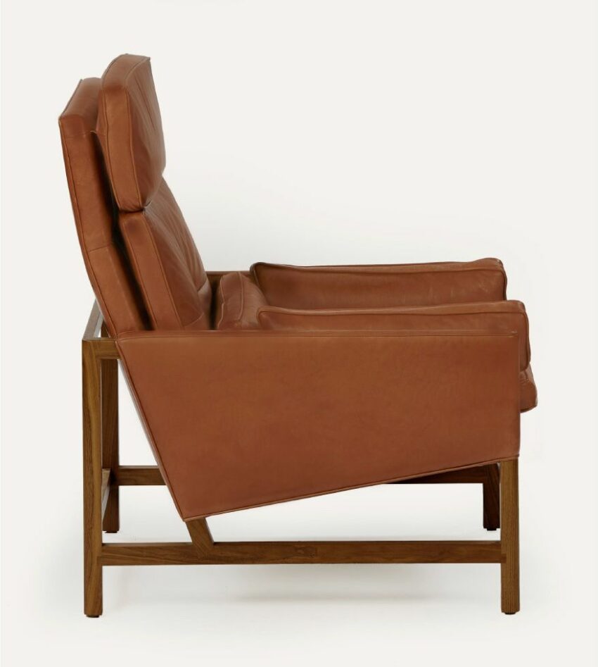 Wood Frame Lounge Chair R HUGHES
